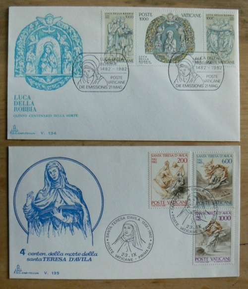 1982 Vatican lot of 6 FDCs `CAPITOLIUM`
