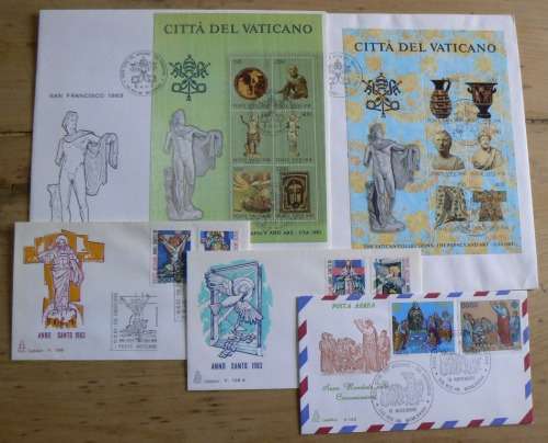 1983 Vatican lot of 5 FDCs `CAPITOLIUM`