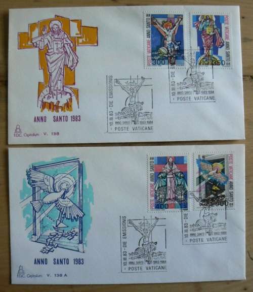 1983 Vatican lot of 5 FDCs `CAPITOLIUM`