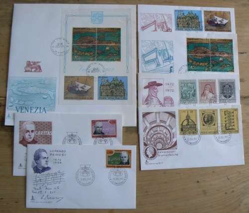 1972 Vatican lot of 7 FDCs `CAPITOLIUM`