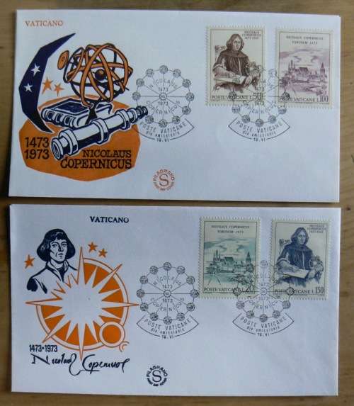 1973 Vatican lot of 4 FDCs `FILAGRANO`