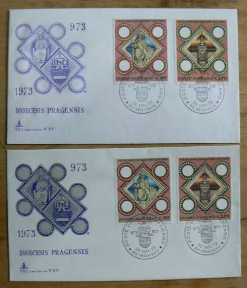 1973 Vatican lot of 10 FDCs `CAPITOLIUM`