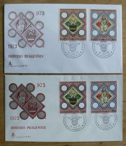 1973 Vatican lot of 10 FDCs `CAPITOLIUM`
