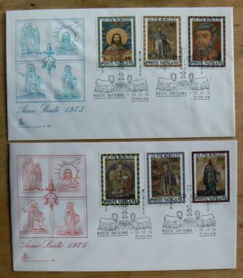 1974 Vatican lot of 11 FDCs `CAPITOLIUM`