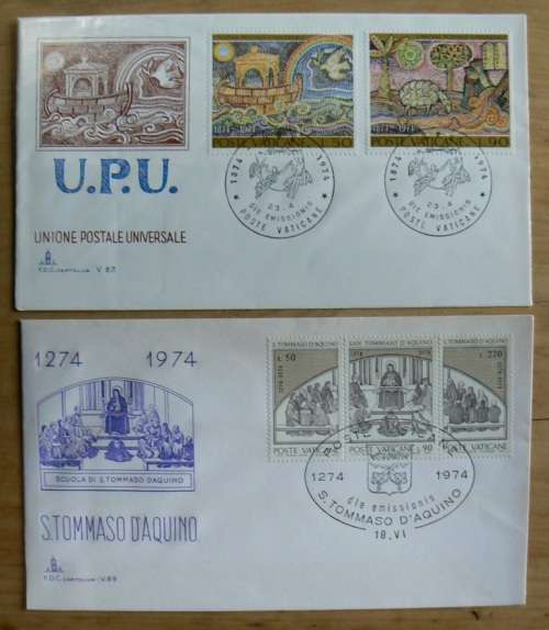 1974 Vatican lot of 11 FDCs `CAPITOLIUM`