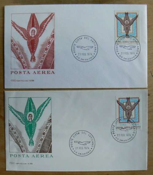 1974 Vatican lot of 11 FDCs `CAPITOLIUM`