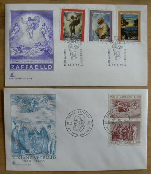 1976 Vatican lot of 8 FDCs `CAPITOLIUM`
