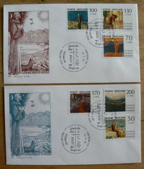 1977 Vatican lot of 9 FDCs `CAPITOLIUM`