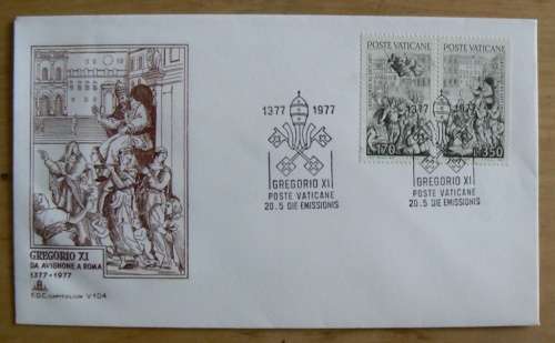 1977 Vatican lot of 9 FDCs `CAPITOLIUM`