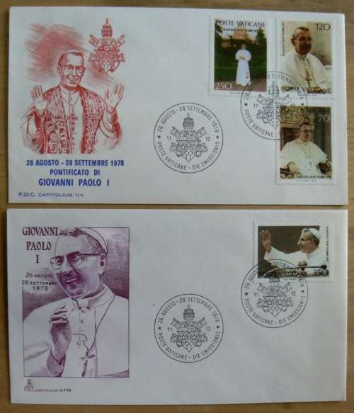 1978 Vatican lot of 11 FDCs `CAPITOLIUM`
