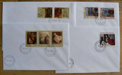 2005 Vatican lot of 4 unaddressed covers