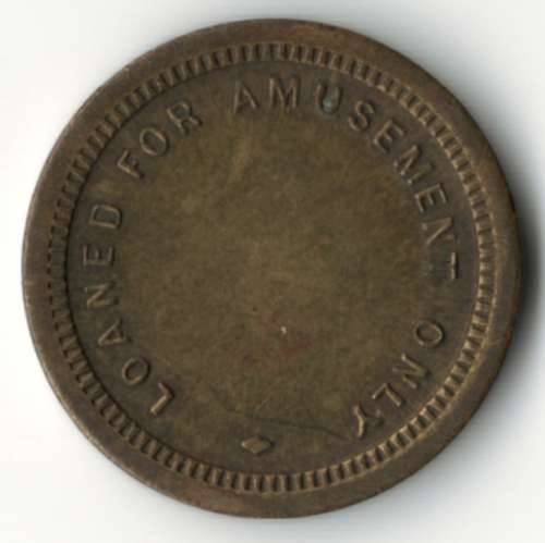 Amusement token - Property of Machine - rare version