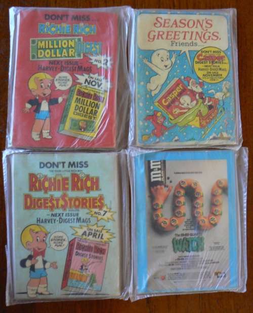 Lot of 4 US-printed Digest Comics - used, then sealed, see listing for details