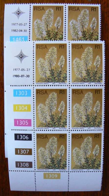 1977 RSA lot of 33 control blocks 3rd definitive series