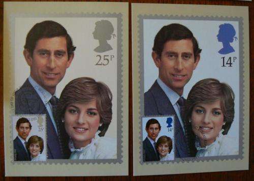 Lot of 5 items 1981 Royal Wedding Prince Charles and Lady Diana - see listing for details