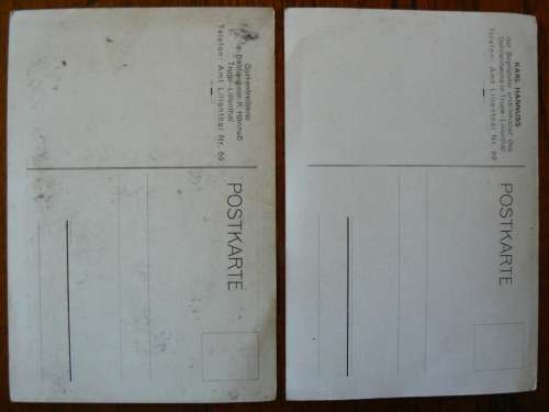 Lot of 12 old German post cards circa 1915 - mostly unused