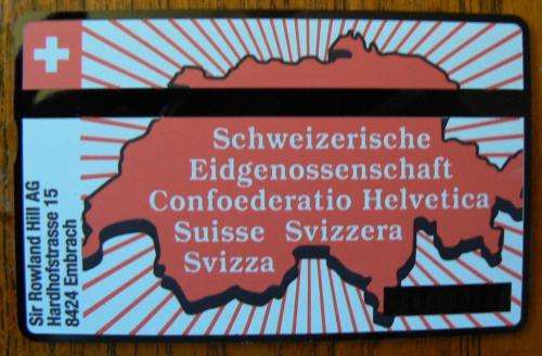 Switzerland collectible Wilhelm Tell 5 Fr phone card with CoA 1994 - only 1000 made