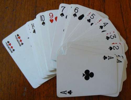 Pack of vintage Transvaal Castle (Union Castle) line playing cards, complete