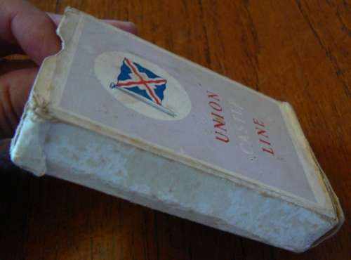Pack of vintage Transvaal Castle (Union Castle) line playing cards, complete