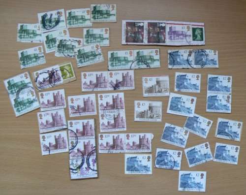 Britain lot of 43 used castle types 1992-1995 - see listing for details