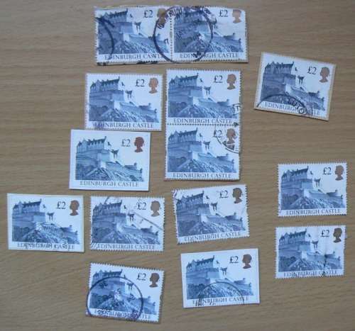 Britain lot of 43 used castle types 1992-1995 - see listing for details