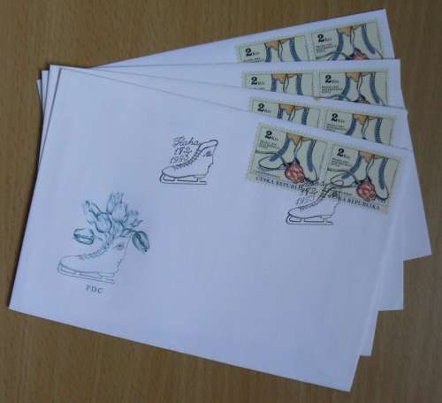Czech Republic 1993 & 1994 lot of 38 covers - first after dissolution of Czechoslovakia
