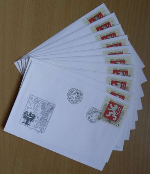 Czech Republic 1993 & 1994 lot of 38 covers - first after dissolution of Czechoslovakia