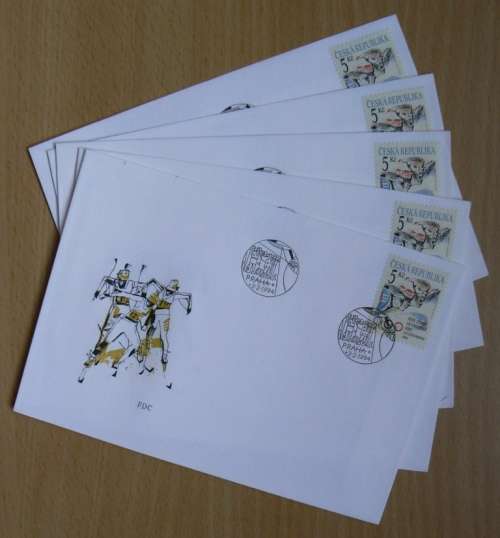 Czech Republic 1993 & 1994 lot of 38 covers - first after dissolution of Czechoslovakia