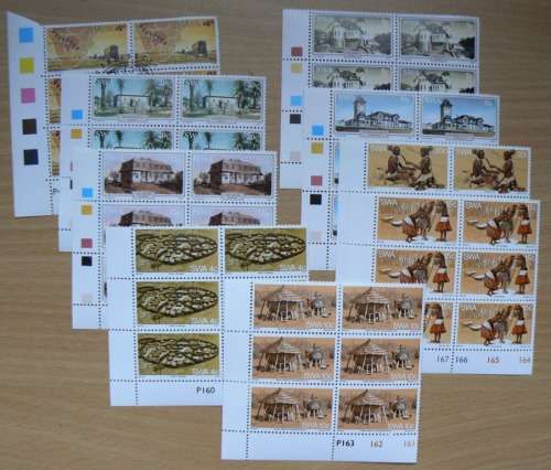 SWA lot of 47 MNH control blocks - CV R600