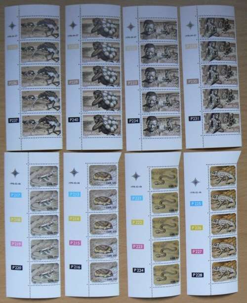 SWA lot of 47 MNH control blocks - CV R600