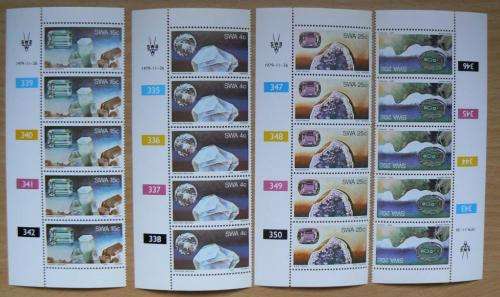 SWA lot of 47 MNH control blocks - CV R600