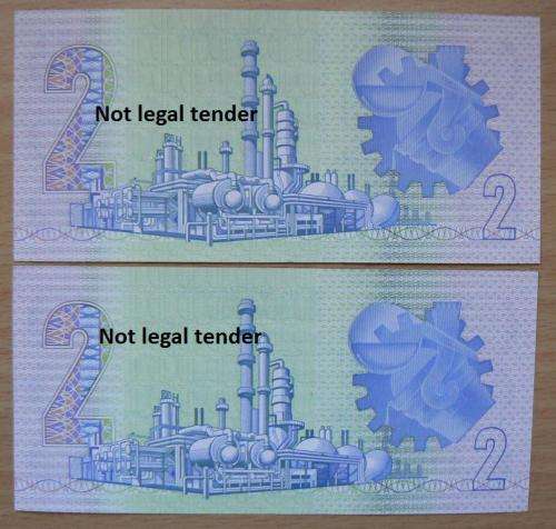 Pair of G de Kock 3rd Issue R2 notes - UNC, in sequence - GP