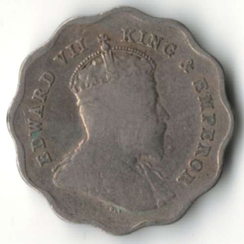 1907 India 1 Anna