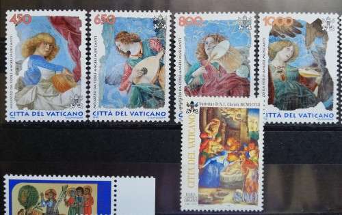 1998 Vatican City lot of 12 MNH stamps