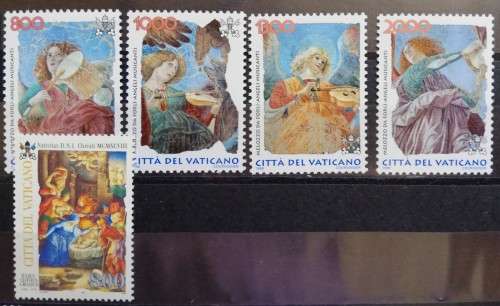 1998 Vatican City lot of 12 MNH stamps