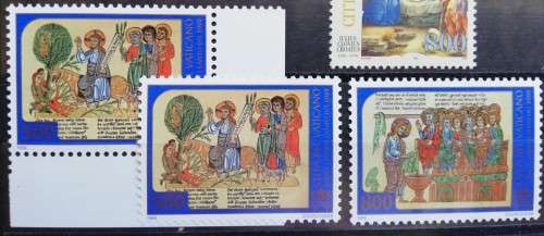 1998 Vatican City lot of 12 MNH stamps