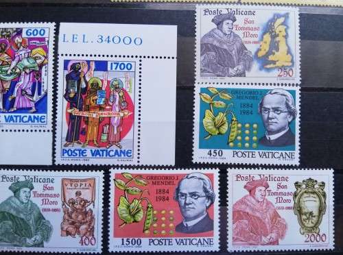 Vatican City lot of 14 MNH stamps 1984 and 1985