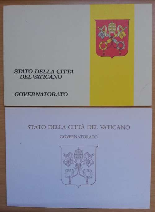 Vatican City pair of special cancelled folders Riccione 1979 and Napoli 1978