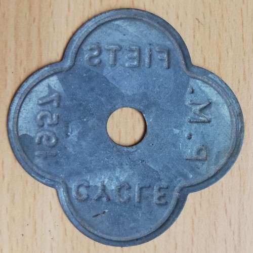 1957 Paarl Municipality Cycle Fiets license #2