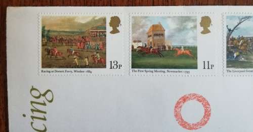 Great Britain FDC 1979 Horseracing - never cancelled