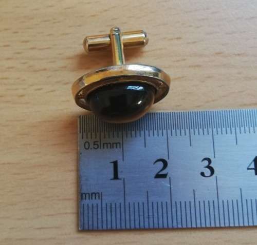 Vintage Tiger`s eye gold coloured cufflinks
