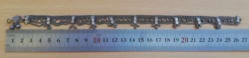 Eastern-style metal ankle chain