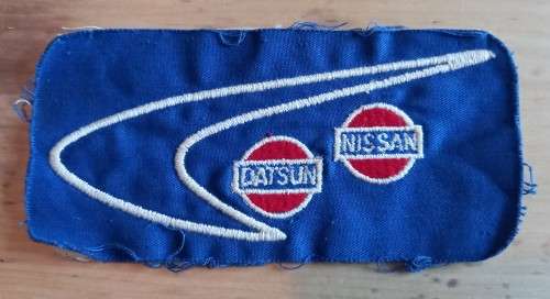 Early 1980s Datsun Nissan large overall patch