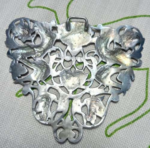 Art Nouveau Victorian silver item by Judah Rosenthal & Samuel Jacob, pre 1890