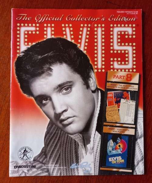 Lot of 3 magazines and 1 book on Elvis Presley