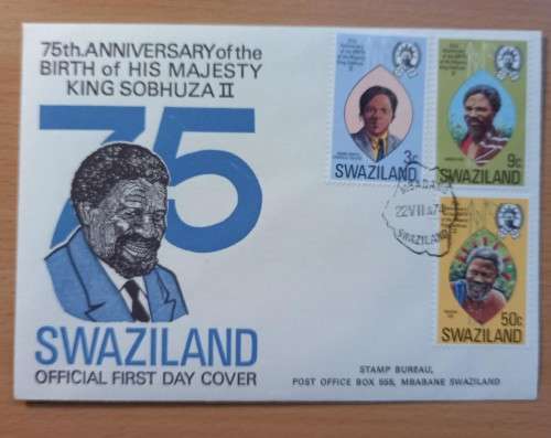 Swaziland lot of 4 FDCs 1973 & 1974