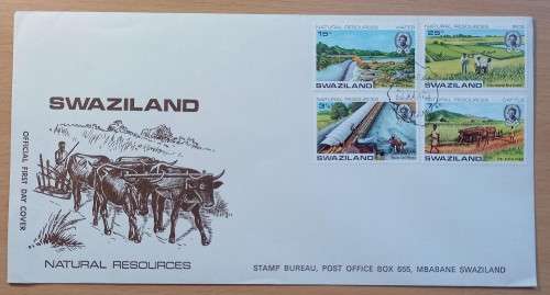 Swaziland lot of 4 FDCs 1973 & 1974