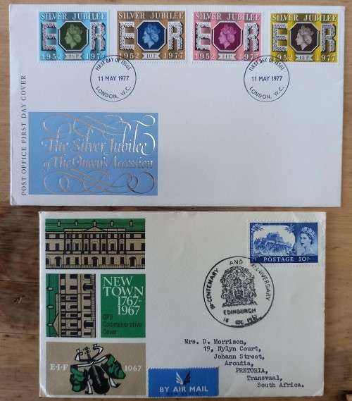Great Britain lot of 32 FDCs - mostly 1960s