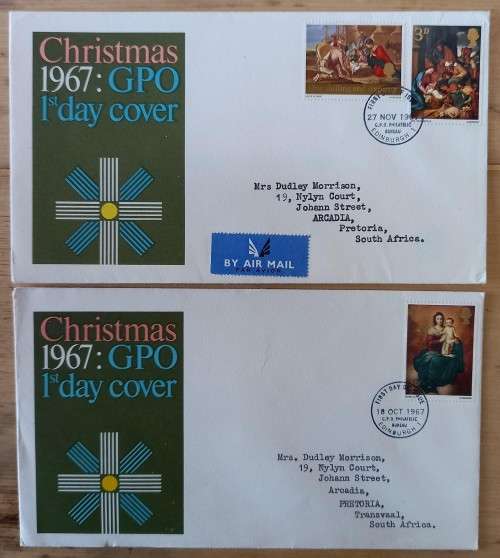 Great Britain lot of 32 FDCs - mostly 1960s