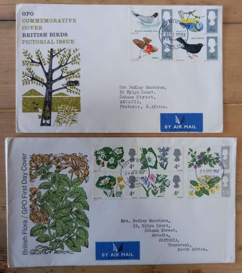 Great Britain lot of 32 FDCs - mostly 1960s